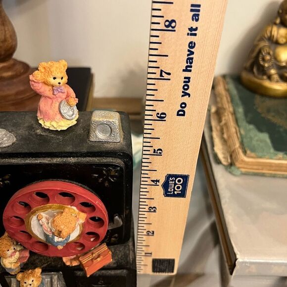 Vintage Music Box Pay Telephone Bears Circa 1996 Collectible. - Picture 5 of 13